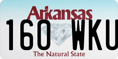 AR license plate 160WKU