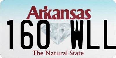 AR license plate 160WLL