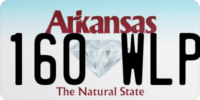 AR license plate 160WLP
