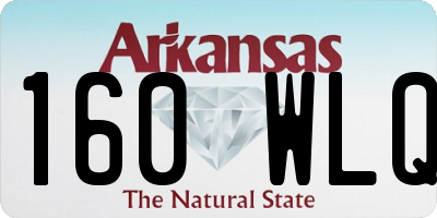 AR license plate 160WLQ