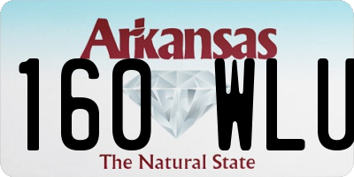AR license plate 160WLU