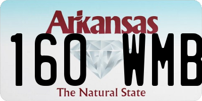 AR license plate 160WMB