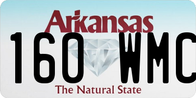 AR license plate 160WMC