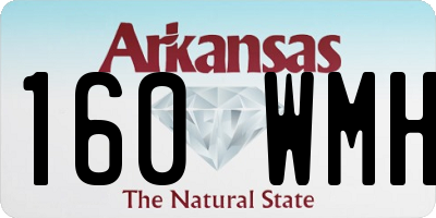 AR license plate 160WMH