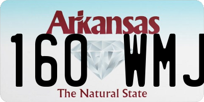 AR license plate 160WMJ