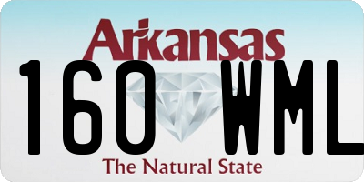 AR license plate 160WML