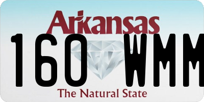 AR license plate 160WMM
