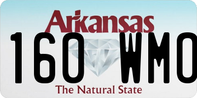AR license plate 160WMO