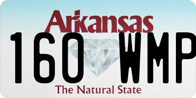 AR license plate 160WMP