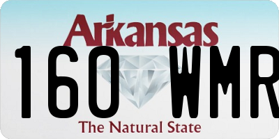 AR license plate 160WMR