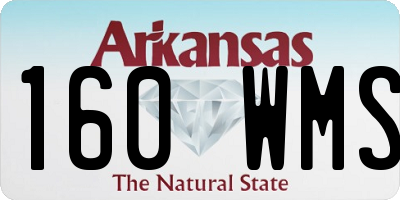 AR license plate 160WMS