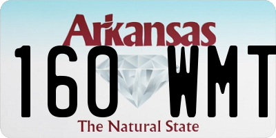 AR license plate 160WMT
