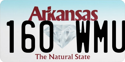 AR license plate 160WMU