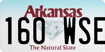 AR license plate 160WSE