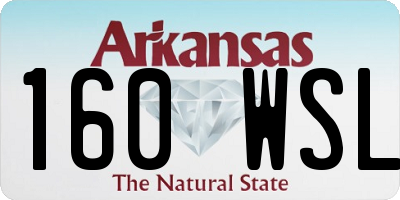 AR license plate 160WSL