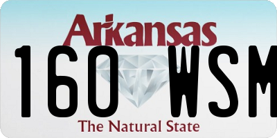 AR license plate 160WSM