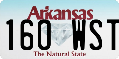 AR license plate 160WST