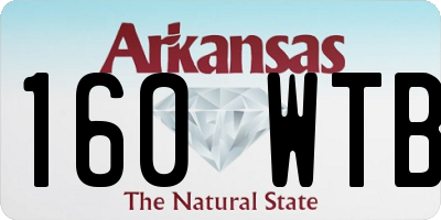 AR license plate 160WTB