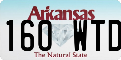 AR license plate 160WTD