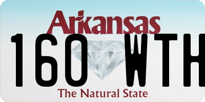 AR license plate 160WTH