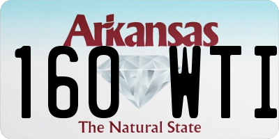 AR license plate 160WTI