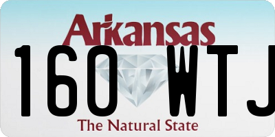 AR license plate 160WTJ