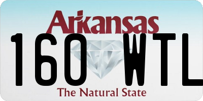 AR license plate 160WTL