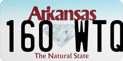 AR license plate 160WTQ