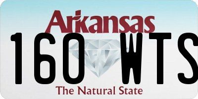 AR license plate 160WTS