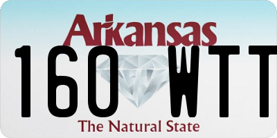 AR license plate 160WTT