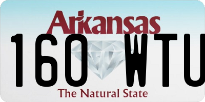 AR license plate 160WTU