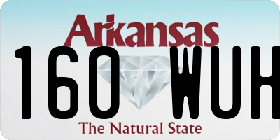 AR license plate 160WUH