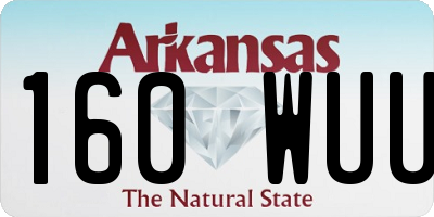 AR license plate 160WUU