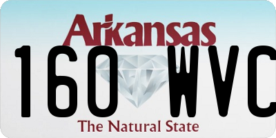 AR license plate 160WVC