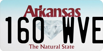 AR license plate 160WVE