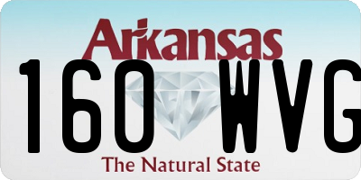 AR license plate 160WVG