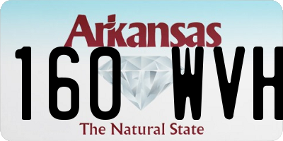 AR license plate 160WVH