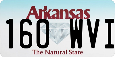 AR license plate 160WVI