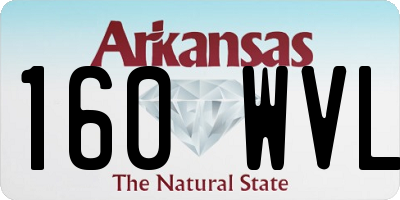 AR license plate 160WVL