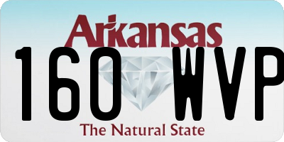 AR license plate 160WVP