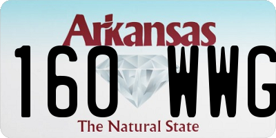 AR license plate 160WWG