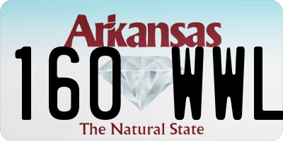 AR license plate 160WWL