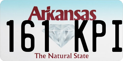 AR license plate 161KPI