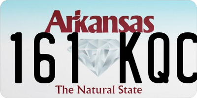 AR license plate 161KQC