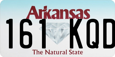 AR license plate 161KQD