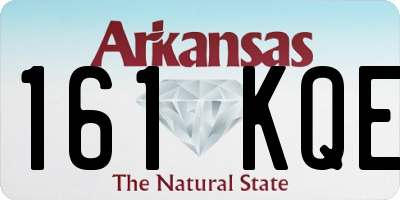 AR license plate 161KQE
