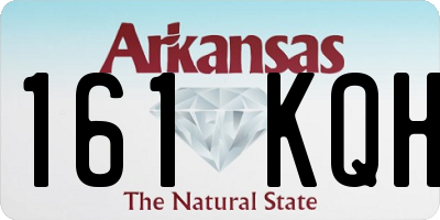 AR license plate 161KQH
