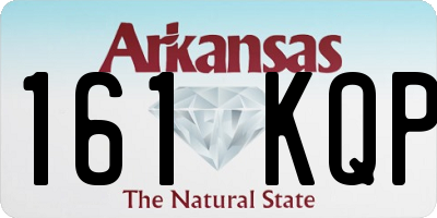 AR license plate 161KQP