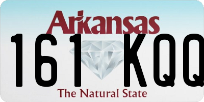 AR license plate 161KQQ