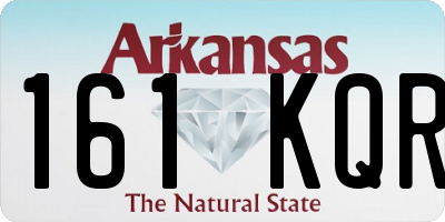 AR license plate 161KQR